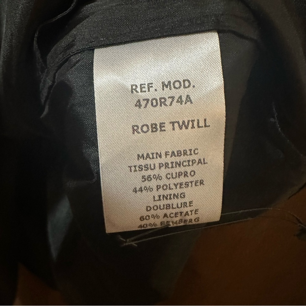 NWOT Carven 100% Silk Black Dress 36 - Picture 3 of 4